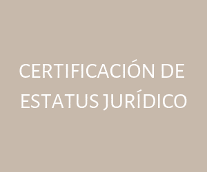 Certificación de Estatus Jurídico de Inmueble