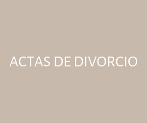 Actas de Divorcio
