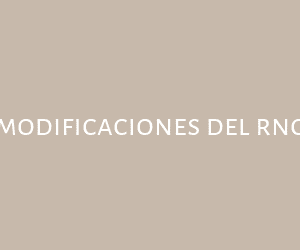 Modificaciones al Registro Nacional de Contribuyentes RNC