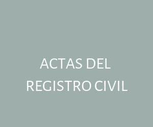 ACTAS DEL REGISTRO CIVIL